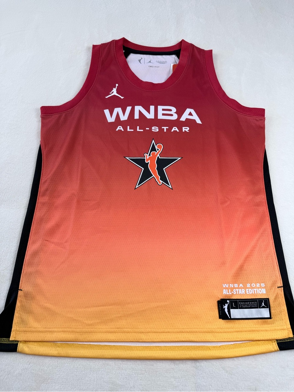 Jordan WNBA All-Star Gradient Jersey - Red, Orange, Yellow